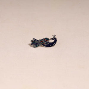 Handcrafted paka meenakari saree pin 210