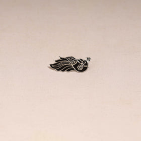 Handcrafted paka meenakari saree pin 217