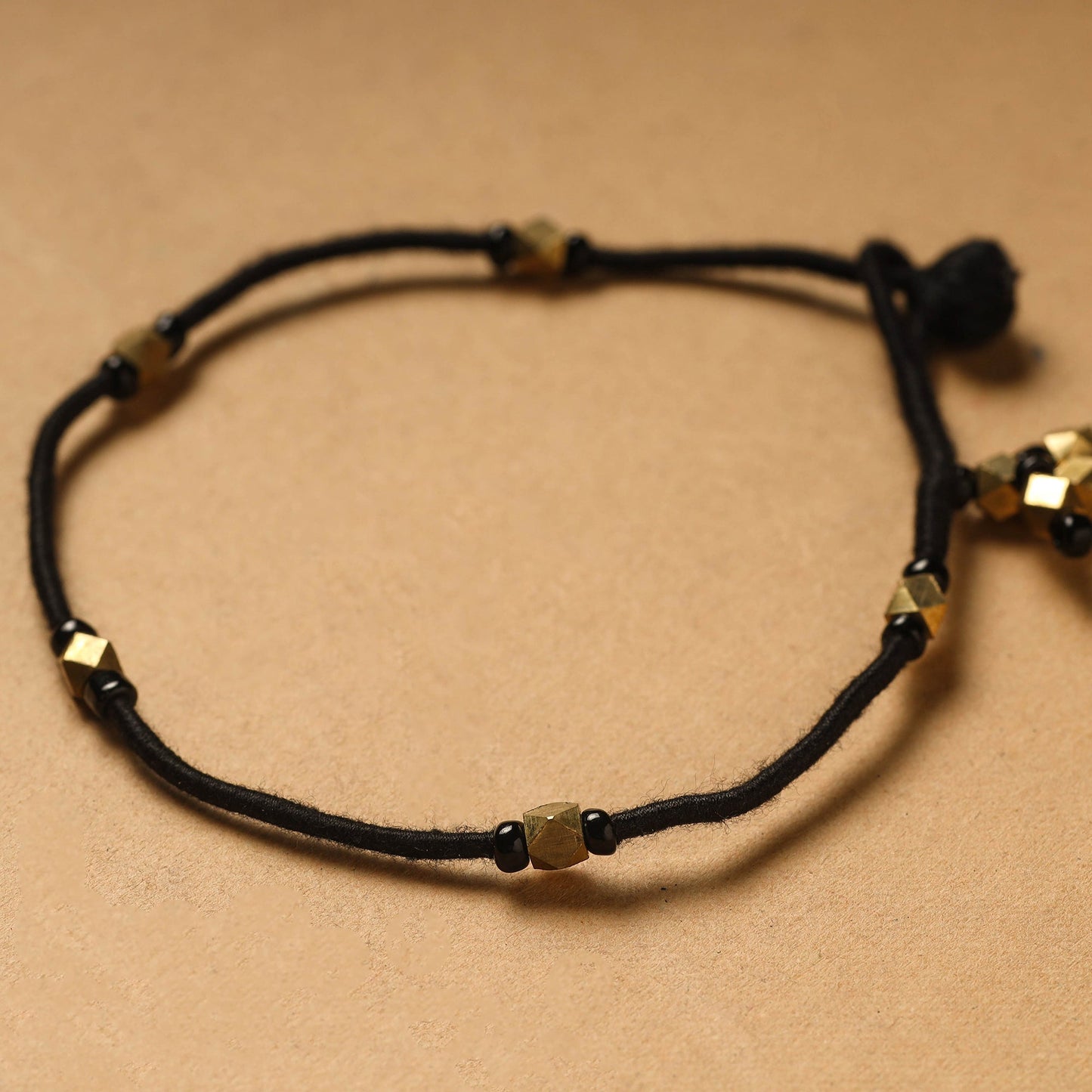 Handcrafted Patwa Thread & Beadwork Anklet