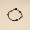Black - handcrafted patwa thread & beadwork anklet