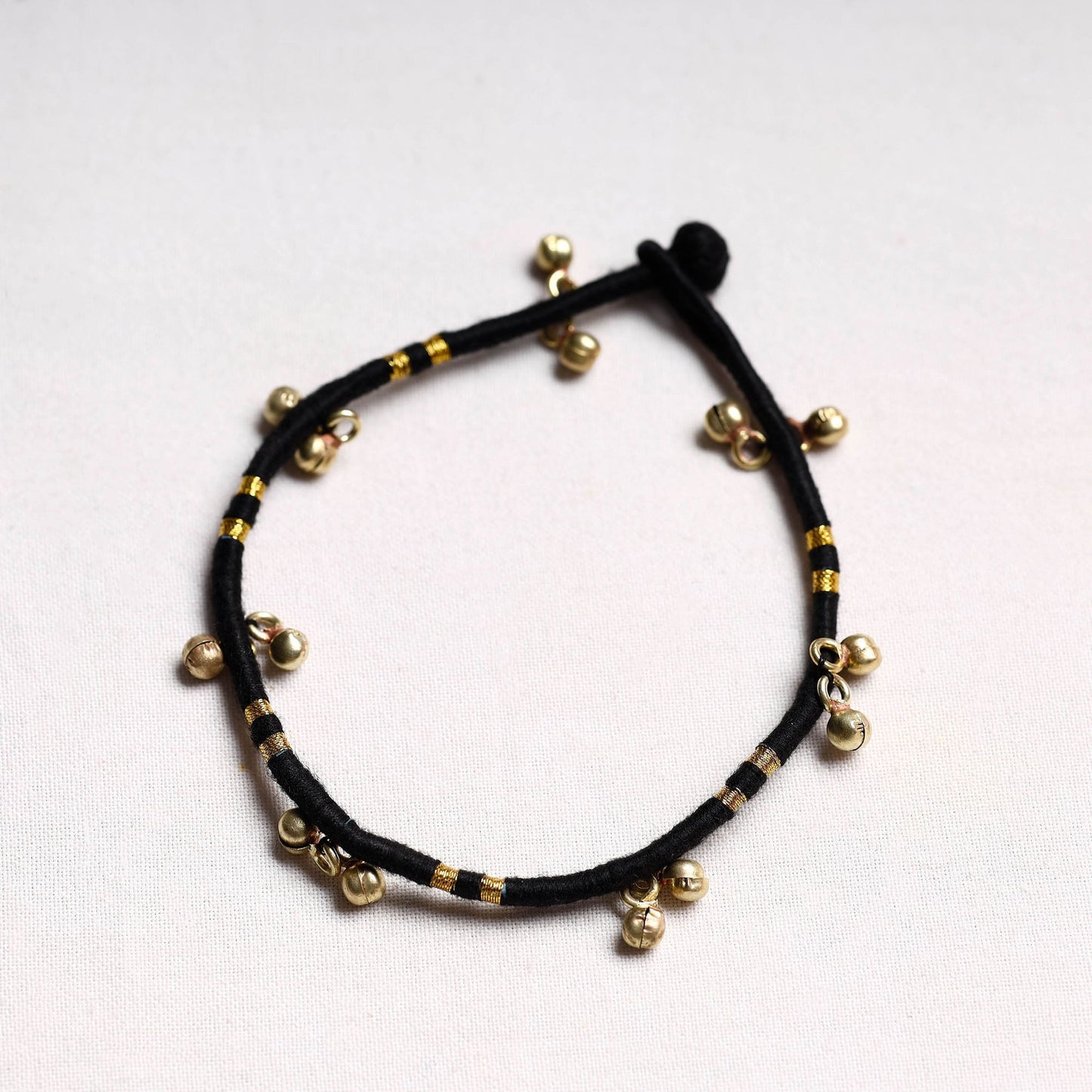 patwa thread ghungroo anklet