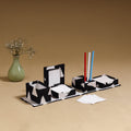 Black - handcrafted printed organizer stationery kit 45