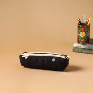 Handcrafted quilted pencil pouch 11