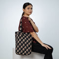 Buy Handcrafted Quilted Sanganeri Block Printed Shoulder Bag Online at iTokri.com