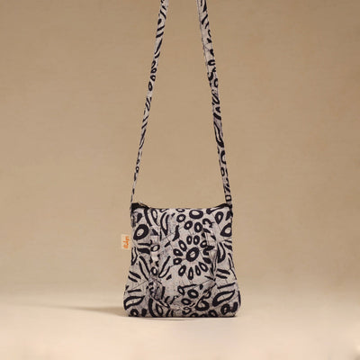 Handcrafted quilted sling bag 01