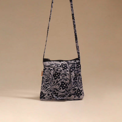 Handcrafted quilted sling bag 02