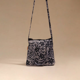 Handcrafted quilted sling bag 02