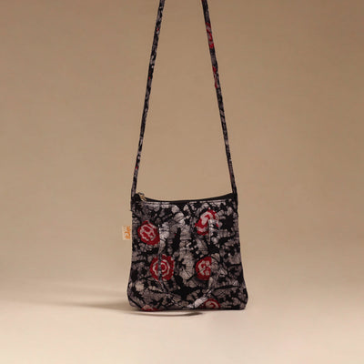 Handcrafted quilted sling bag 04