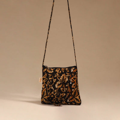 Handcrafted quilted sling bag 05