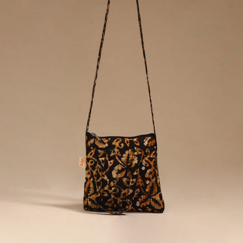 Handcrafted quilted sling bag 05