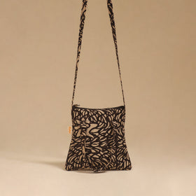 Handcrafted quilted sling bag 10