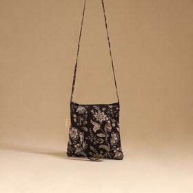 Handcrafted quilted sling bag 14