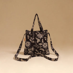 Handcrafted quilted sling bag 14