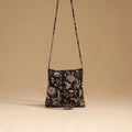 Handcrafted quilted sling bag 14