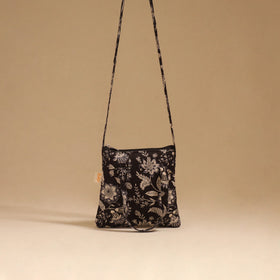 Handcrafted quilted sling bag 14