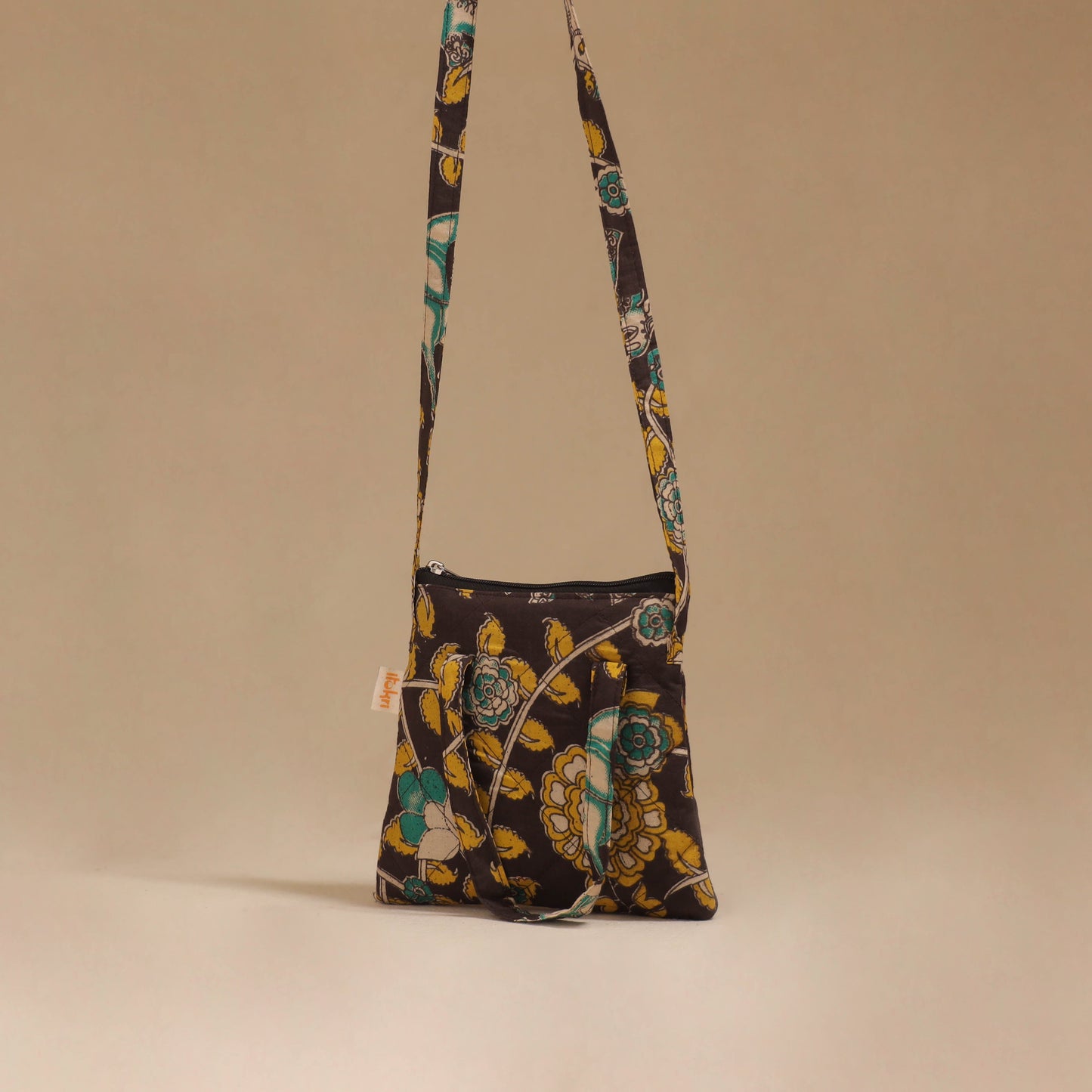 Handcrafted quilted sling bag 20