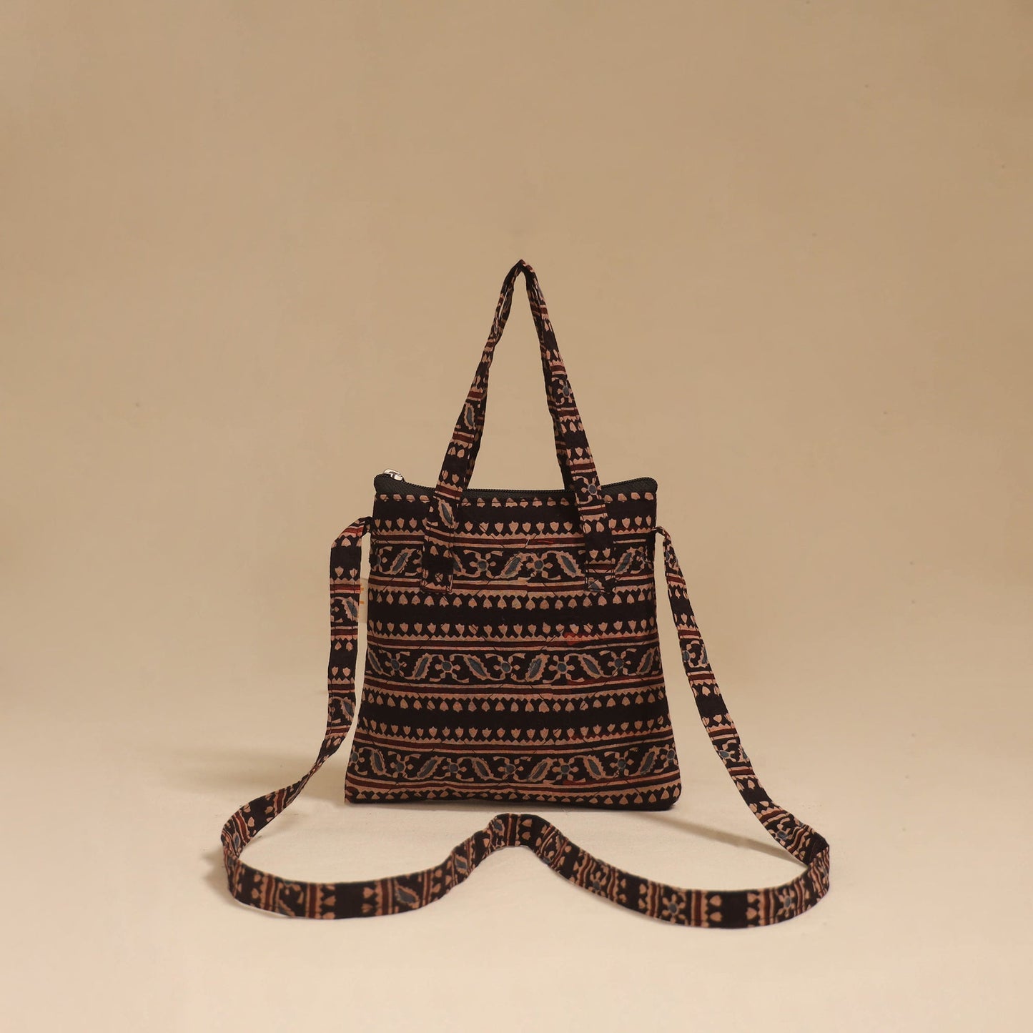 Handcrafted quilted sling bag 34
