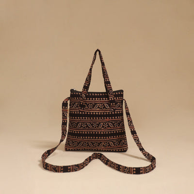 Handcrafted quilted sling bag 34