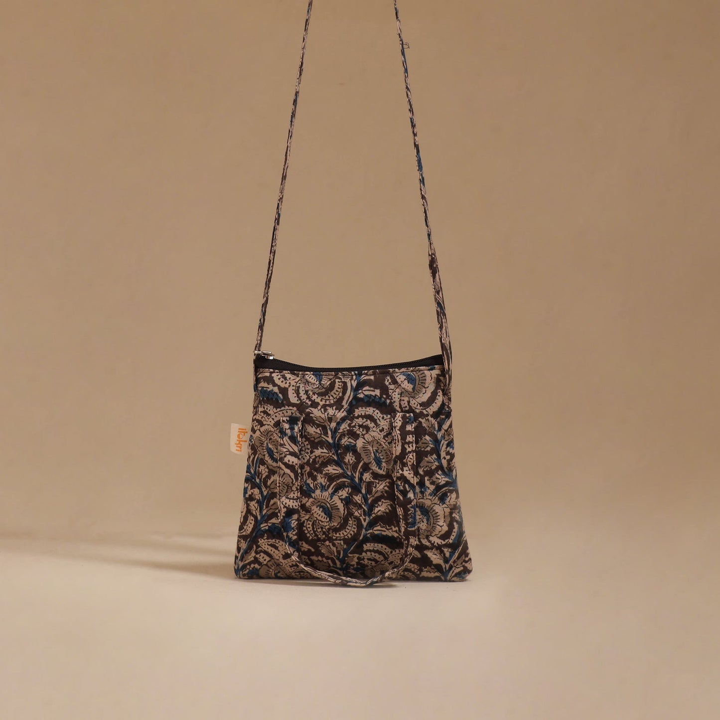 Handcrafted quilted sling bag 38
