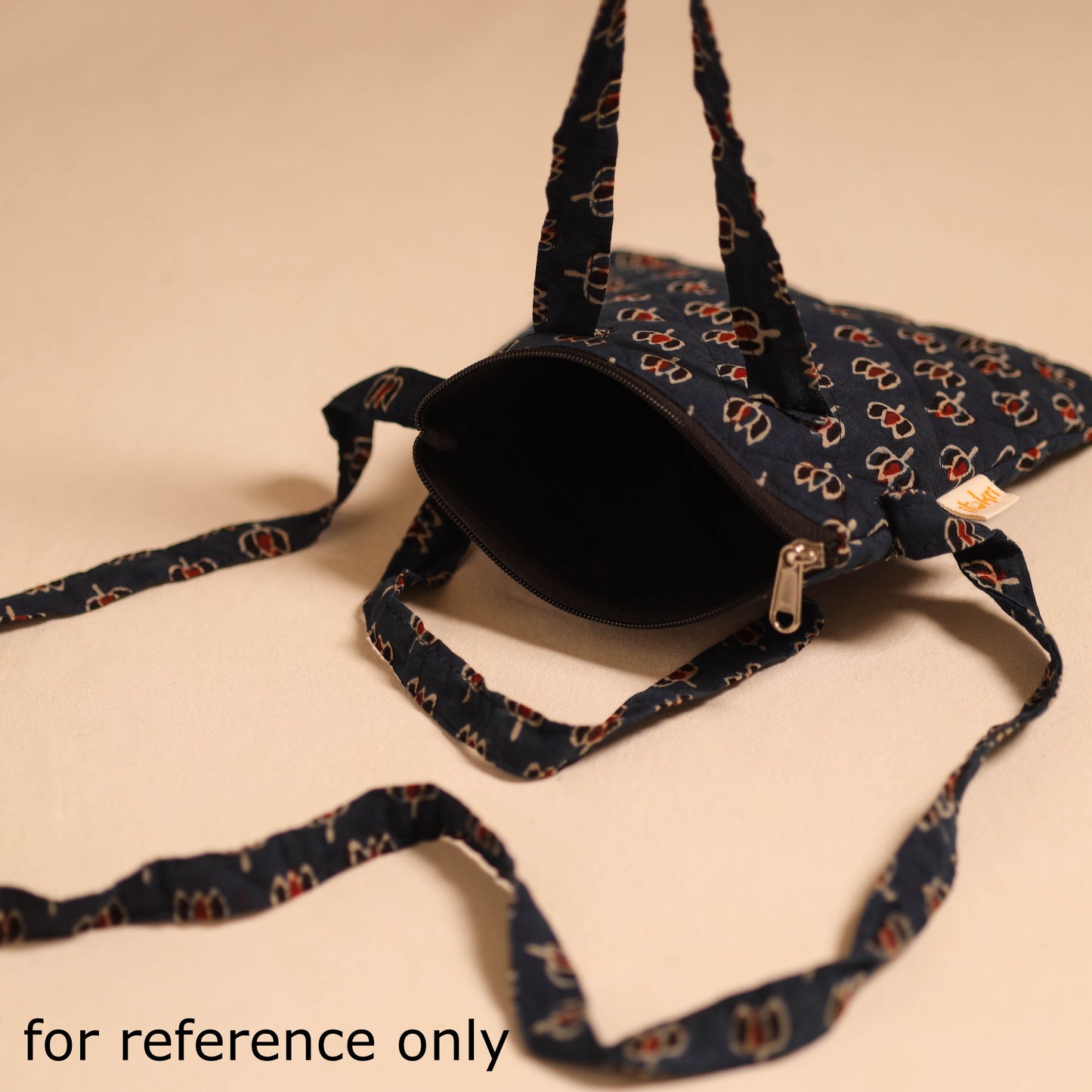 Handcrafted quilted sling bag 43