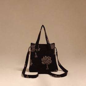 Handcrafted quilted sling bag 43