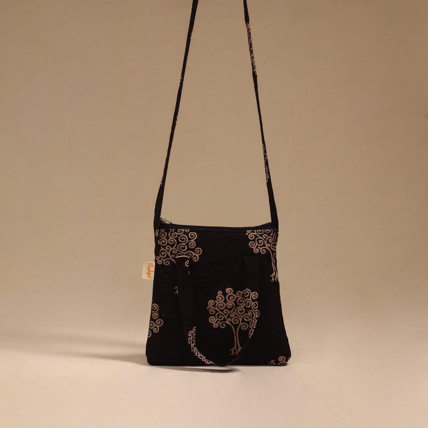 Handcrafted quilted sling bag 43