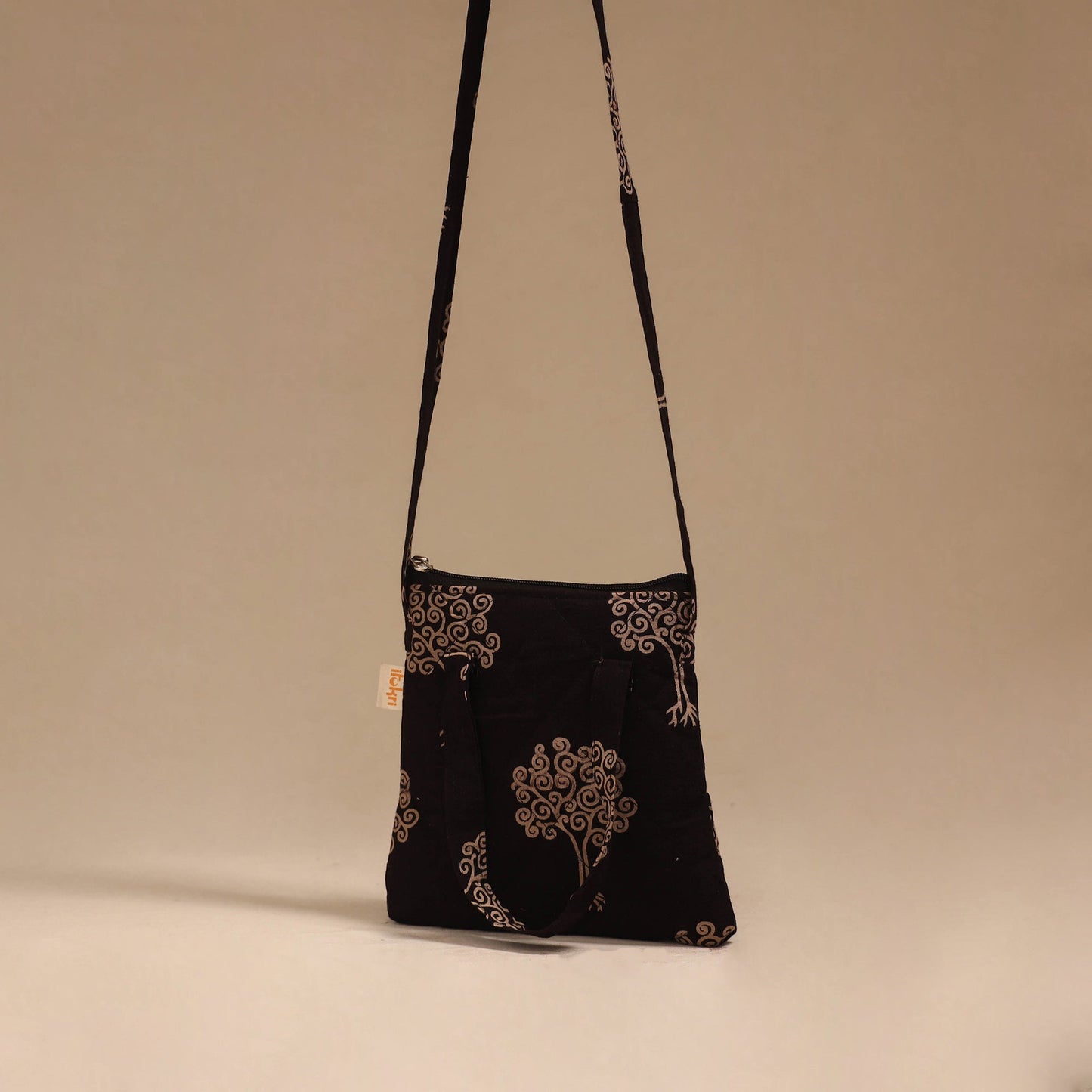 Handcrafted quilted sling bag 43