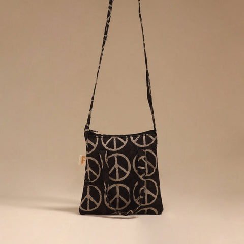 Handcrafted quilted sling bag 45