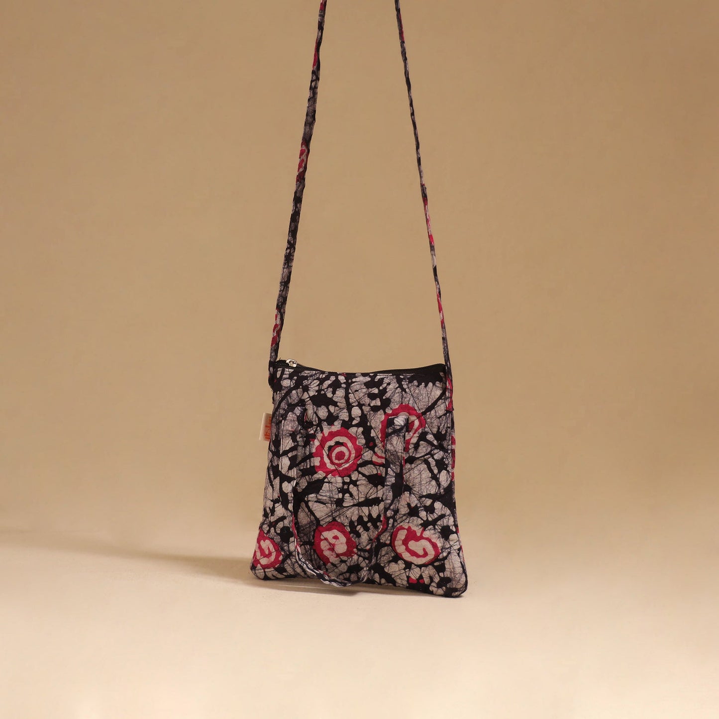 Handcrafted quilted sling bag 48