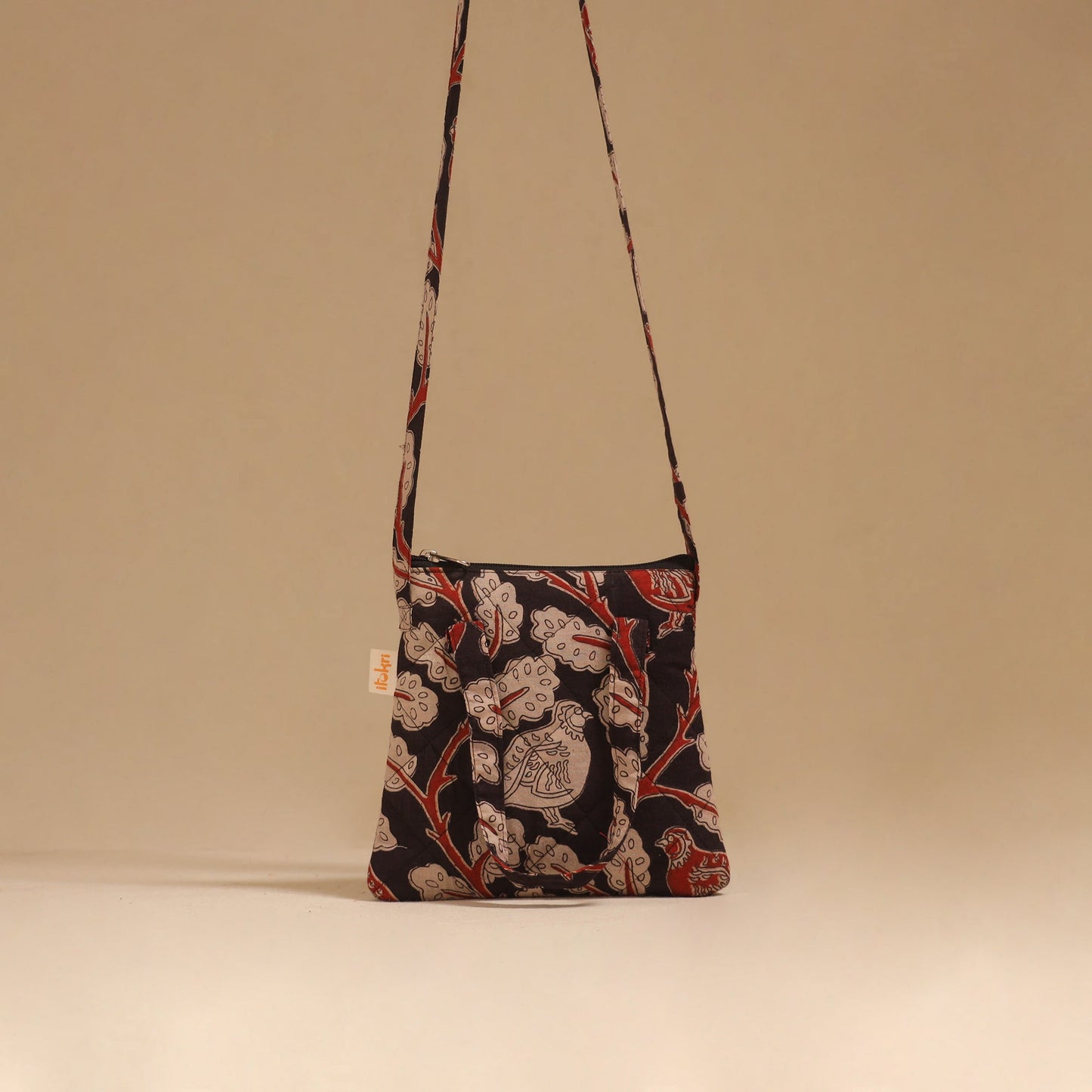 Handcrafted quilted sling bag 62