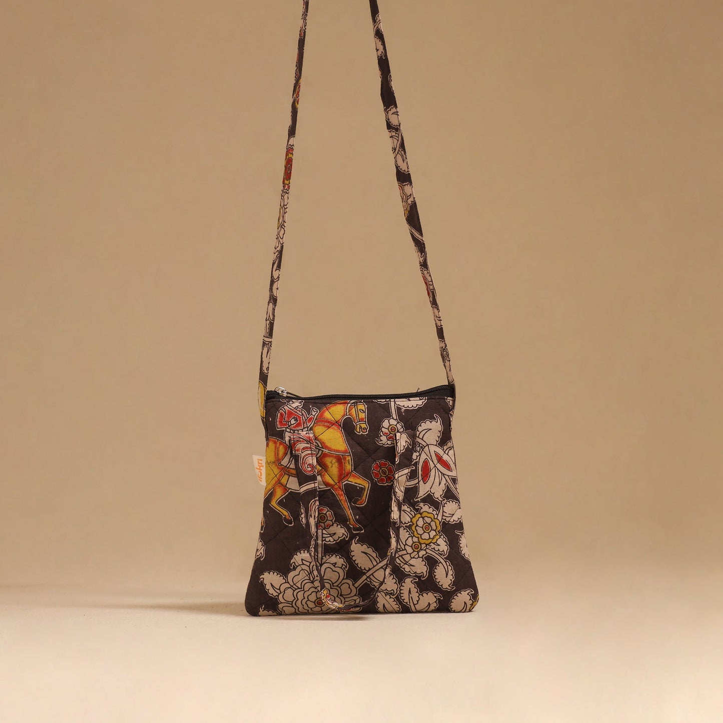 Handcrafted quilted sling bag 65