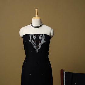 Handloom bengal jamdani cotton 2pc unstitched dress