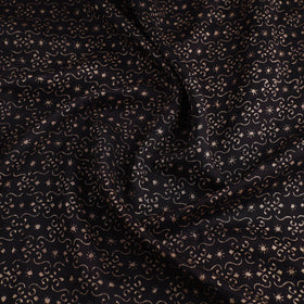 Handloom Chanderi Silk Block Print Ajrakh Fabric