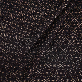 Handloom Chanderi Silk Block Print Ajrakh Fabric