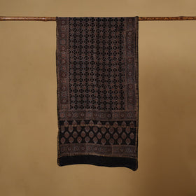 Handloom chanderi silk natural dyed stole 04 - handcrafted