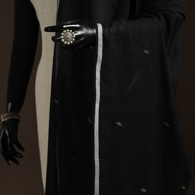 Handloom cotton bengal jamdani dupatta 25 - handcrafted