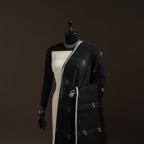 Handloom cotton bengal jamdani dupatta 33 - handcrafted