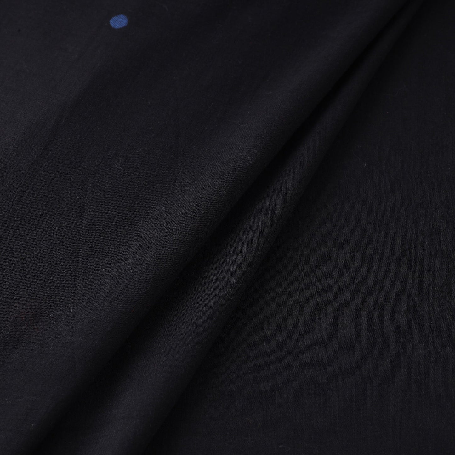 Black Handloom Cotton Burdwan Jamdani Fabric 