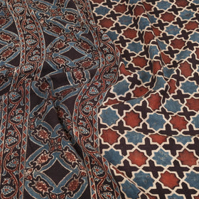 Black - handloom cotton double bed sheet (108 x 90 in) 19