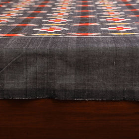 Black - handloom cotton double ikat pochampally bedsheet