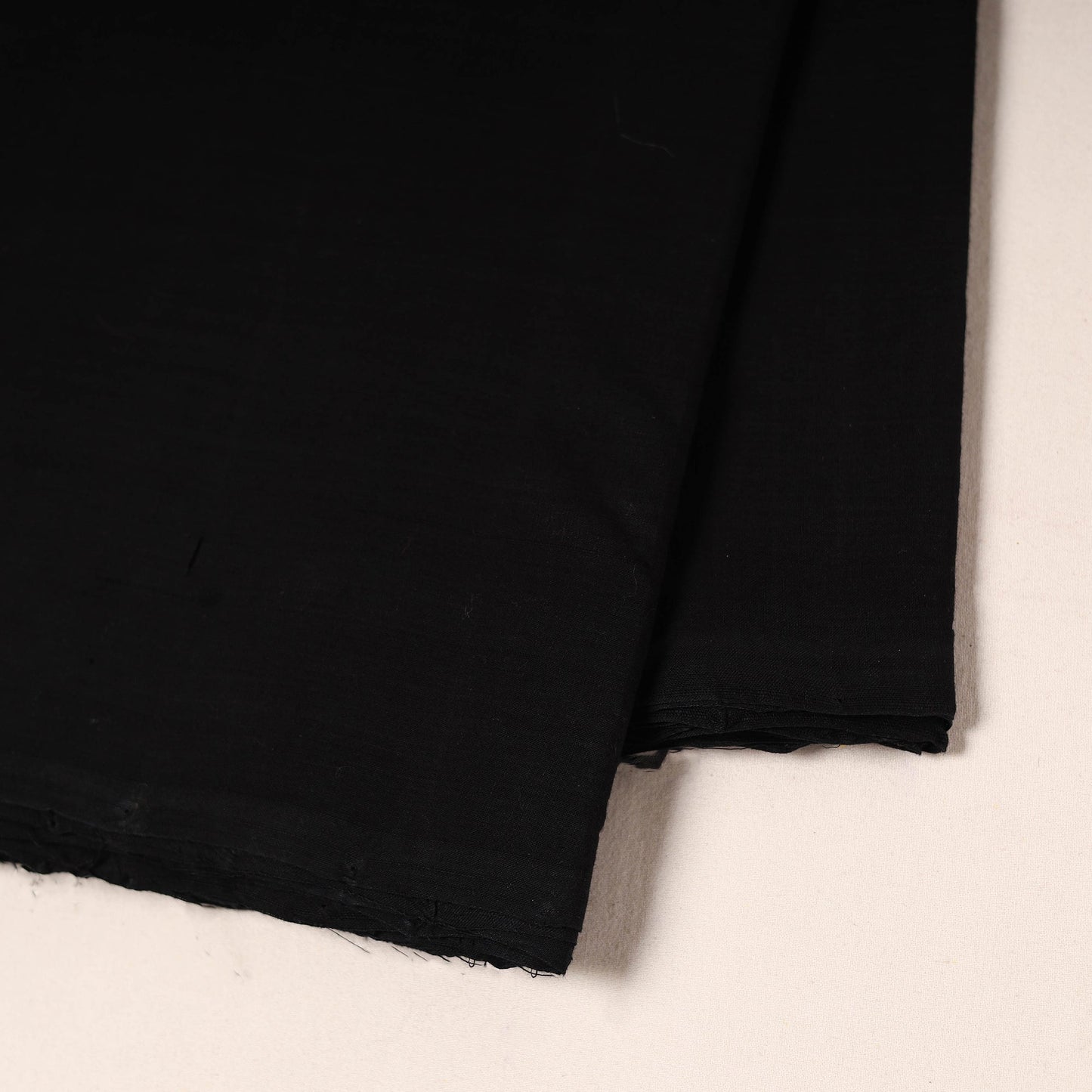Black - handloom cotton mangalagiri fabric 02 - handcrafted