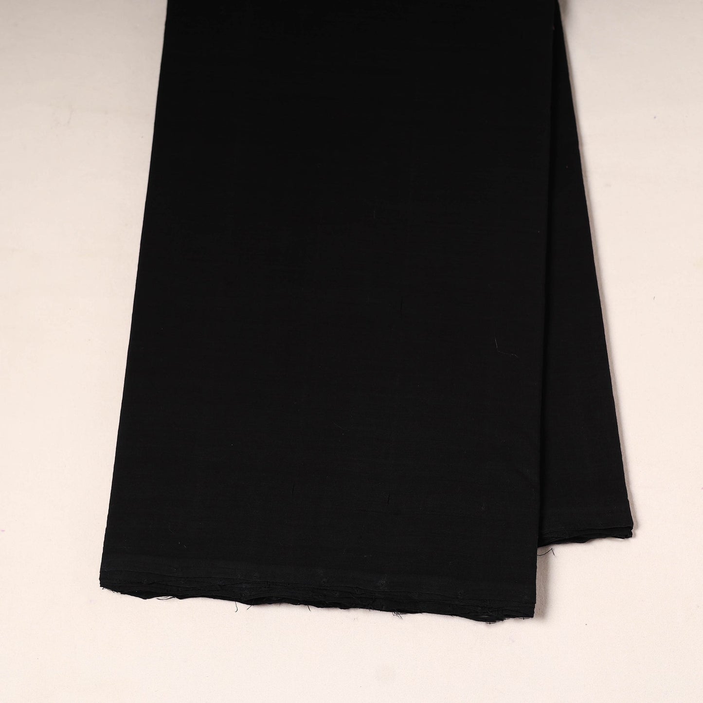 Black - handloom cotton mangalagiri fabric 02 - handcrafted