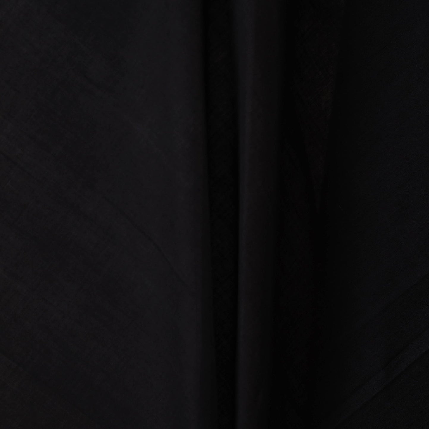 Black - handloom cotton mangalagiri fabric 02 - handcrafted