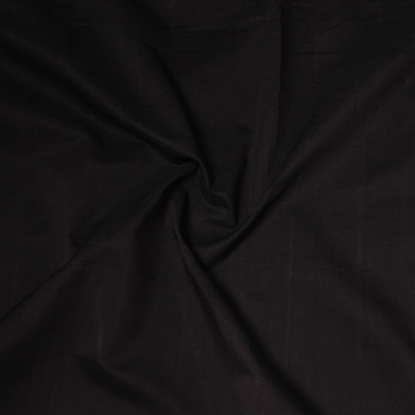 Black - handloom cotton mangalagiri fabric with zari border