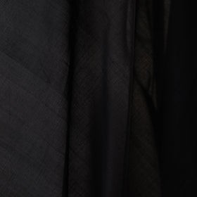 Black - handloom cotton mangalagiri fabric with zari border