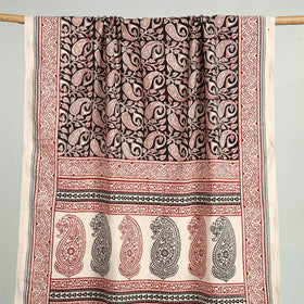 Red - bagh hand cotton handloom towel 13 - handcrafted