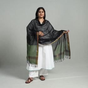 Authentic Handloom Cotton Mangalagiri Dupatta Online l iTokri.com