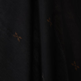 Black - handloom cotton phulia jamdani fabric 21