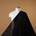 Black - handloom cotton phulia jamdani fabric 21