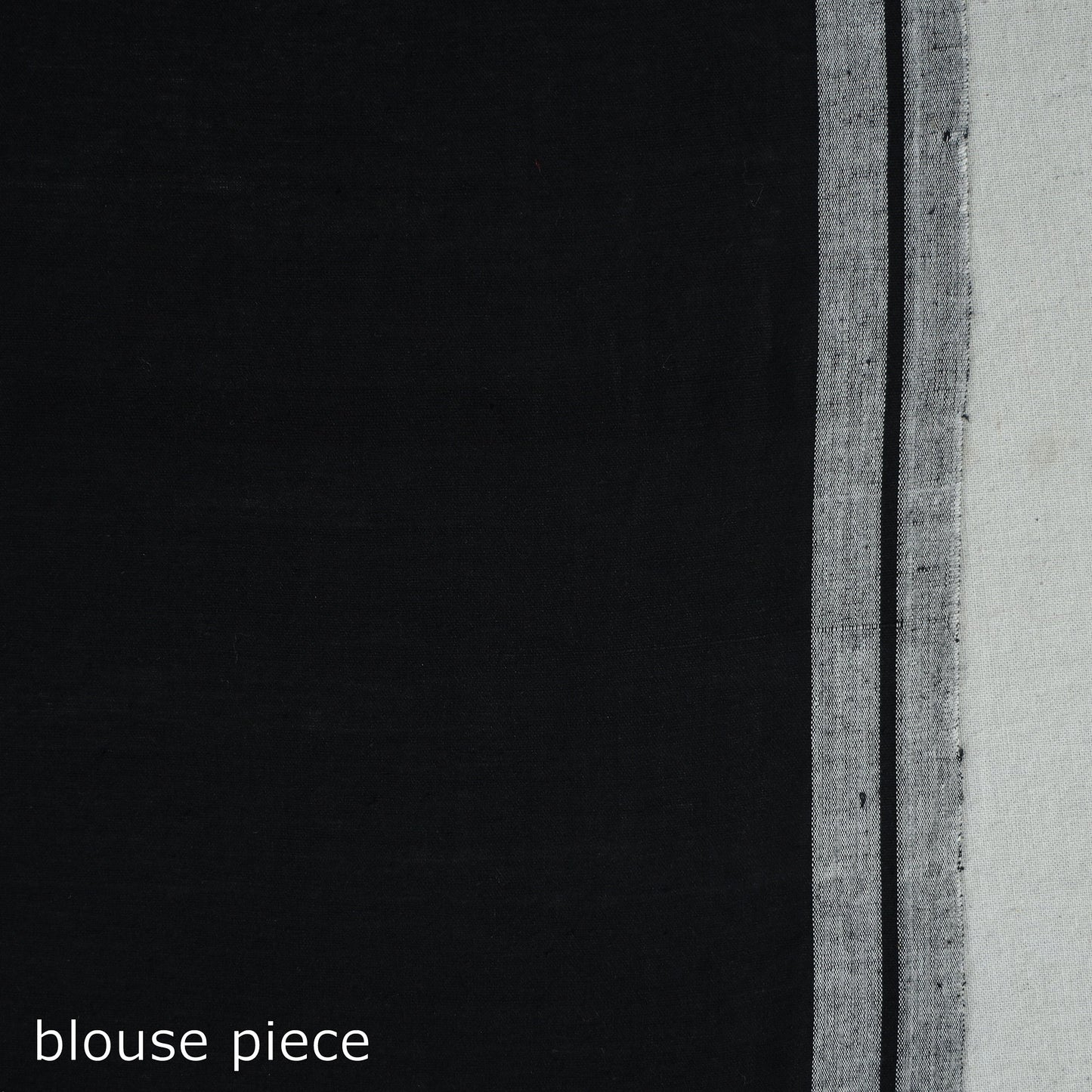 Black - Handloom Cotton Phulia Jamdani Saree with Tassels 127